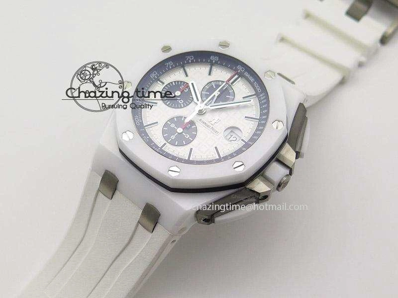 Royal Oak Offshore 44mm Real White Ceramic JF Best Edition A Sustainable 5117