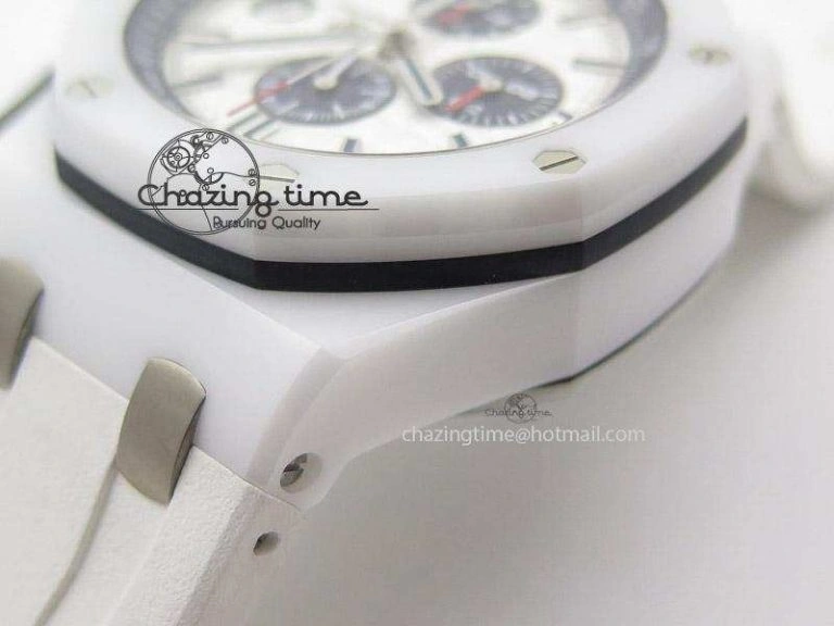 Royal Oak Offshore 44mm Real White Ceramic JF Best Edition A Sustainable 5117