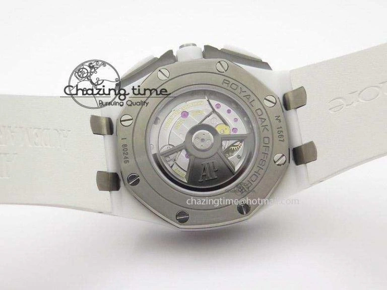 Royal Oak Offshore 44mm Real White Ceramic JF Best Edition A Sustainable 5117