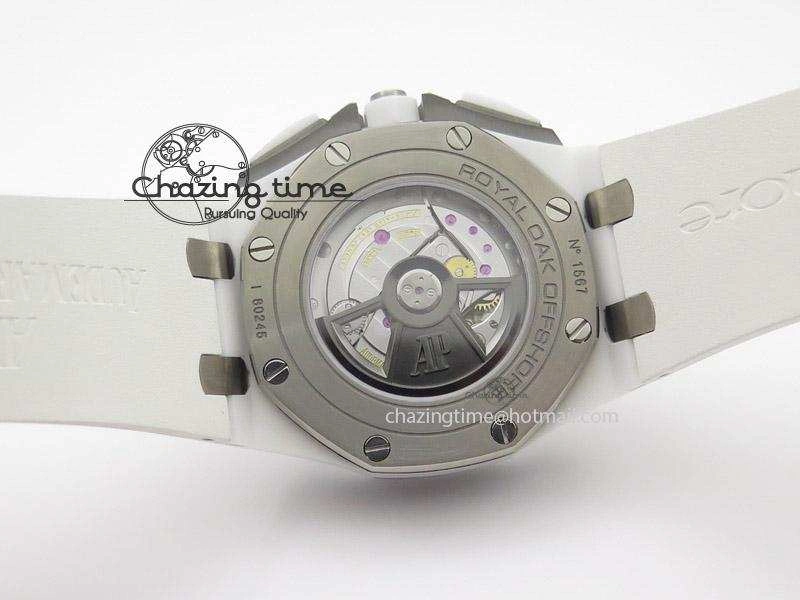 Royal Oak Offshore 44mm Real White Ceramic JF Best Edition A Sustainable 5117