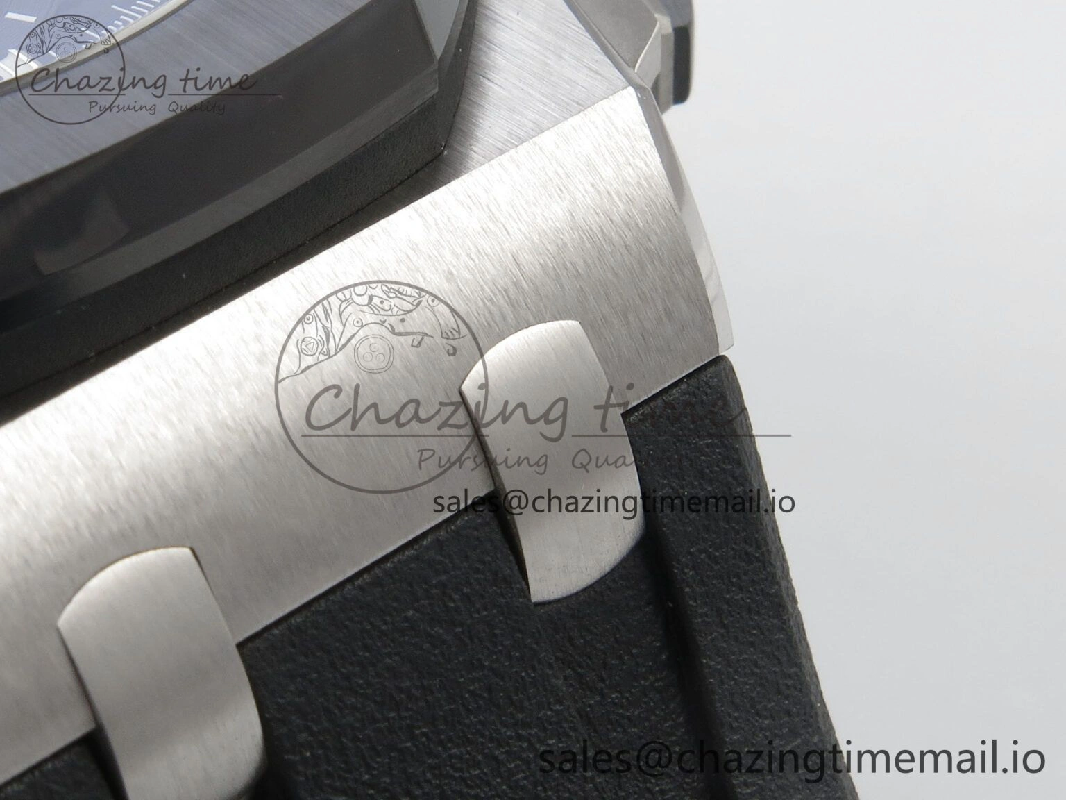 Casual Royal Oak Offshore 44mm SS APPF Best Edition Black Dial Ceramic Bezel on Black Rubber Strap SA 4239