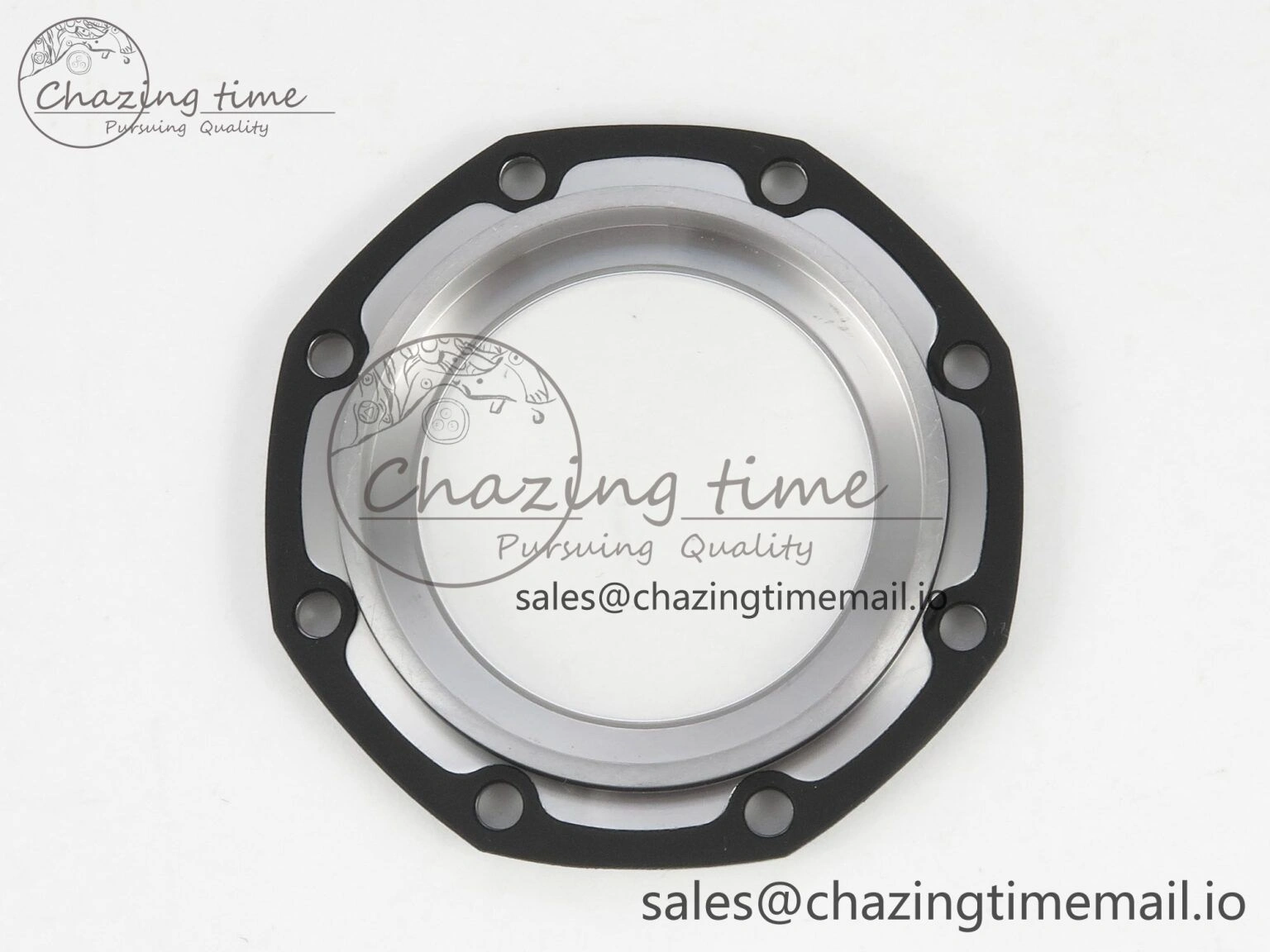Casual Royal Oak Offshore 44mm SS APPF Best Edition Black Dial Ceramic Bezel on Black Rubber Strap SA 4239