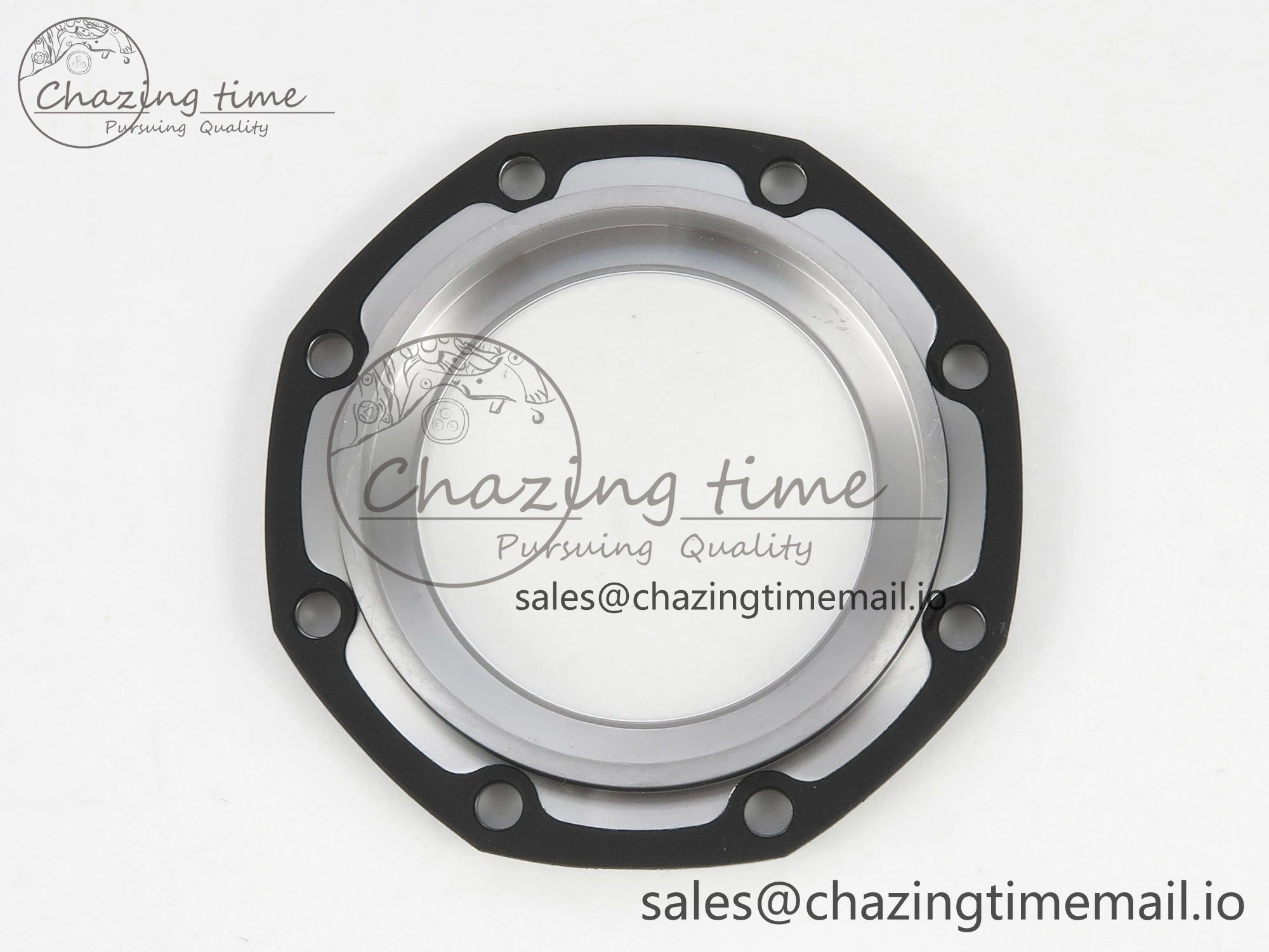 Casual Royal Oak Offshore 44mm SS APPF Best Edition Black Dial Ceramic Bezel on Black Rubber Strap SA 4239