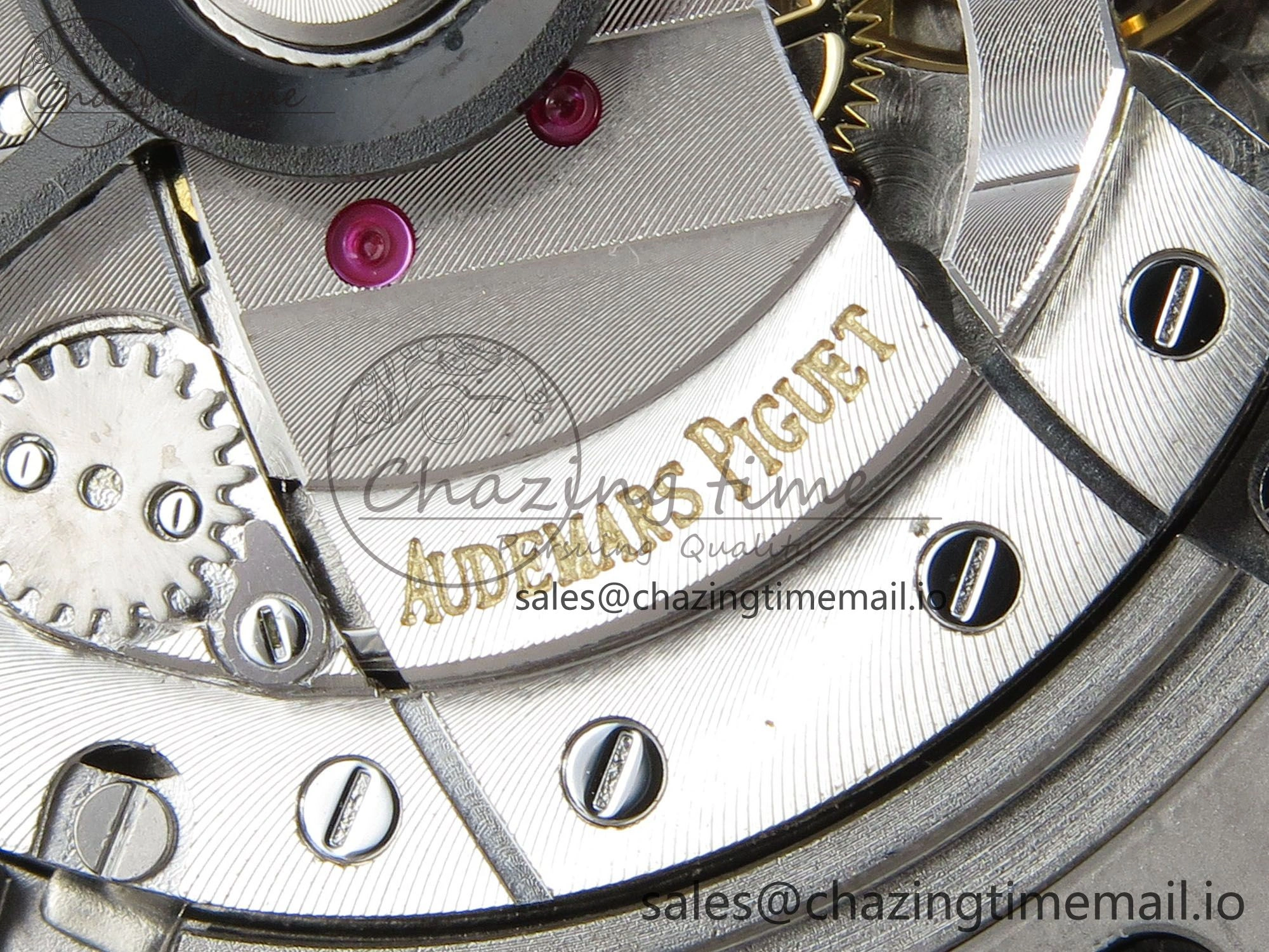 Royal Oak Offshore 44mm SS APPF Best Edition Gray White Dial Ceramic Bezel on Gray Rubber Strap SA Compact 4242