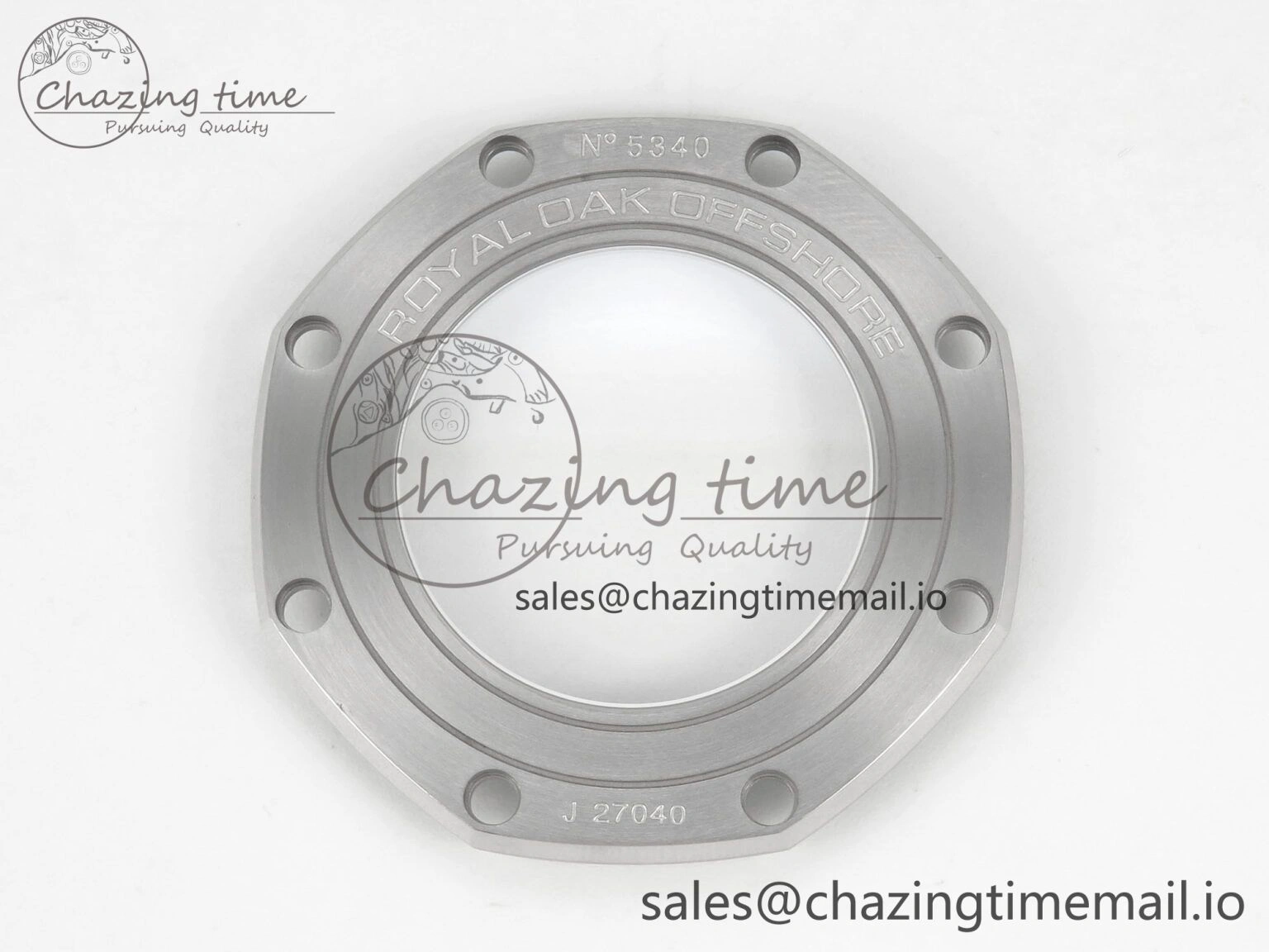 Royal Oak Offshore 44mm SS APPF Best Edition Gray White Dial Ceramic Bezel on Gray Rubber Strap SA Compact 4242