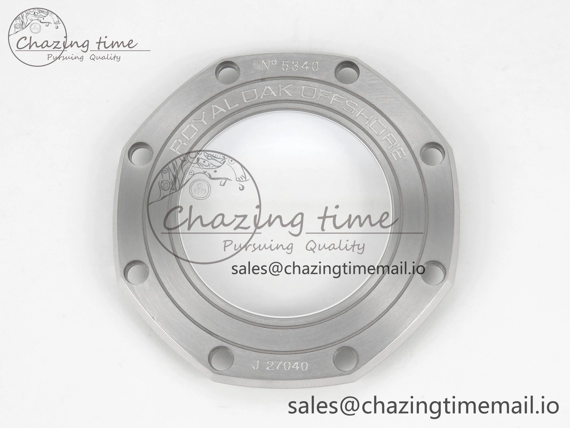 Royal Oak Offshore 44mm SS APPF Best Edition Gray White Dial Ceramic Bezel on Gray Rubber Strap SA Compact 4242