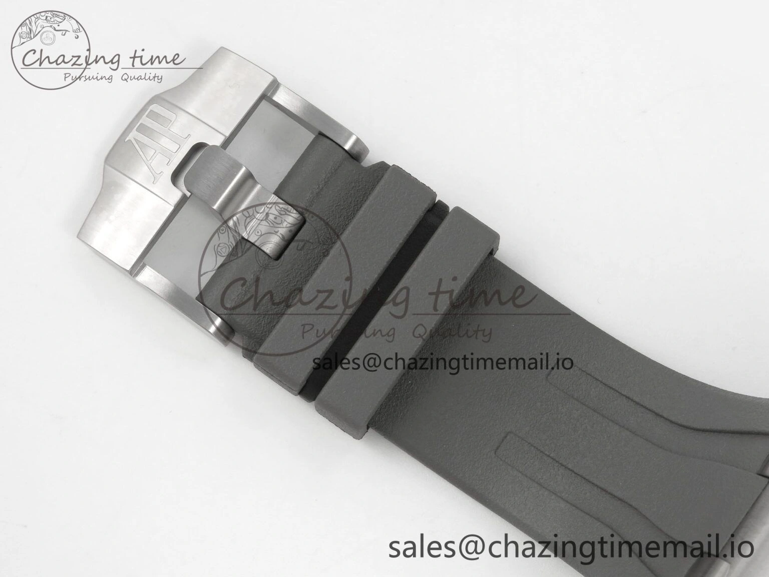Royal Oak Offshore 44mm SS APPF Best Edition Gray White Dial Ceramic Bezel on Gray Rubber Strap SA Compact 4242