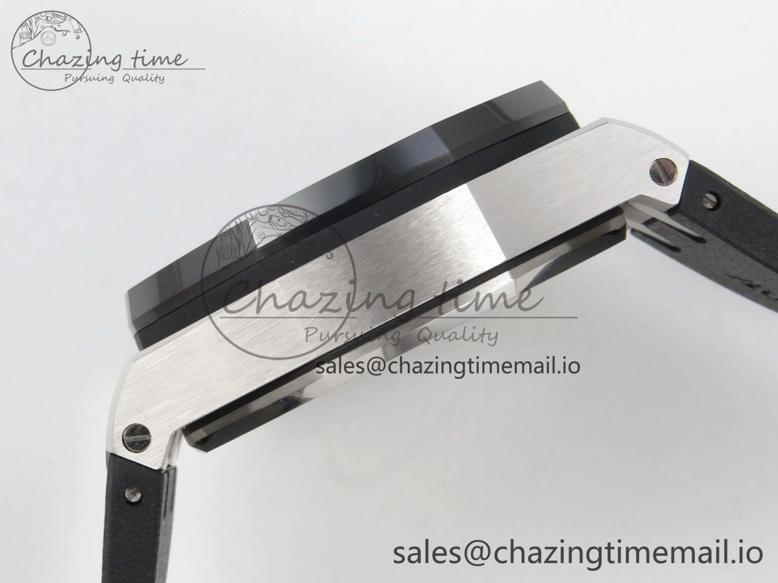 Royal Oak Offshore 44mm SS APPF Best Edition White Dial Ceramic Bezel on Black Rubber Strap SA NewStyle 4240