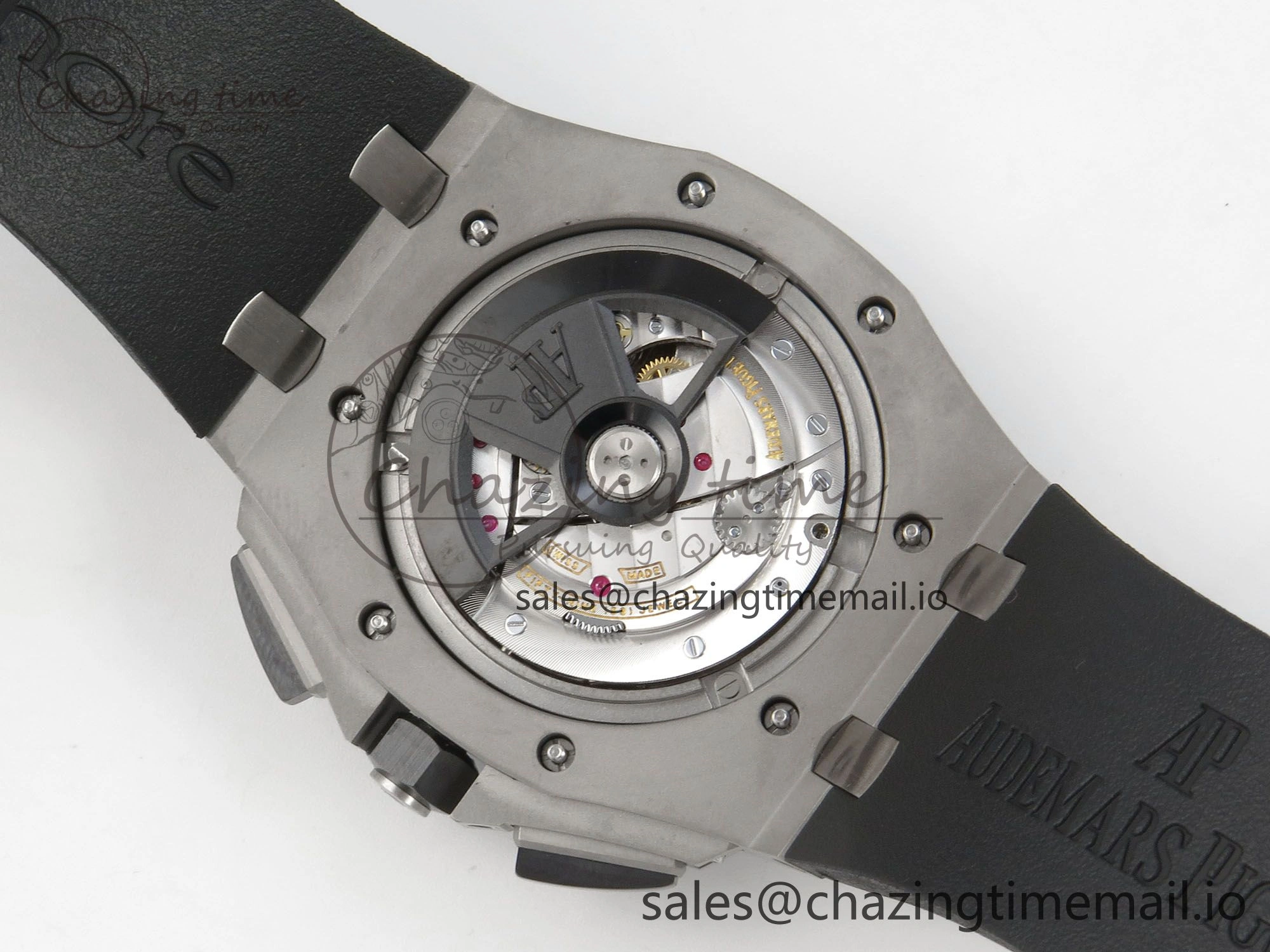 Royal Oak Offshore 44mm SS APPF Best Edition White Dial Ceramic Bezel on Black Rubber Strap SA NewStyle 4240