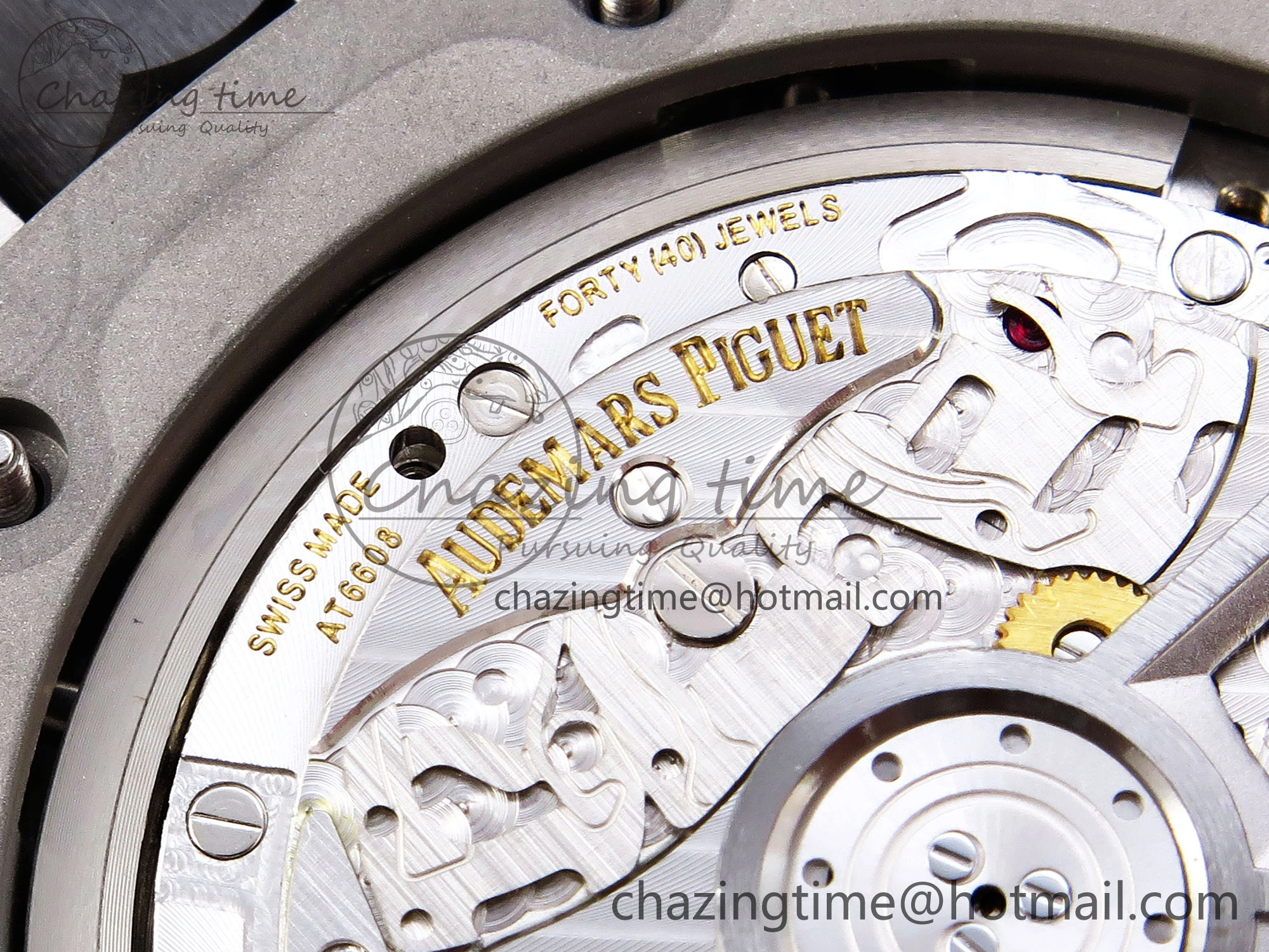 EyeCatching Royal Oak Offshore 44mm SS Bezel APF 1:1 Best Edition Blue Silver Dial on Blue Rubber Strap A 4546