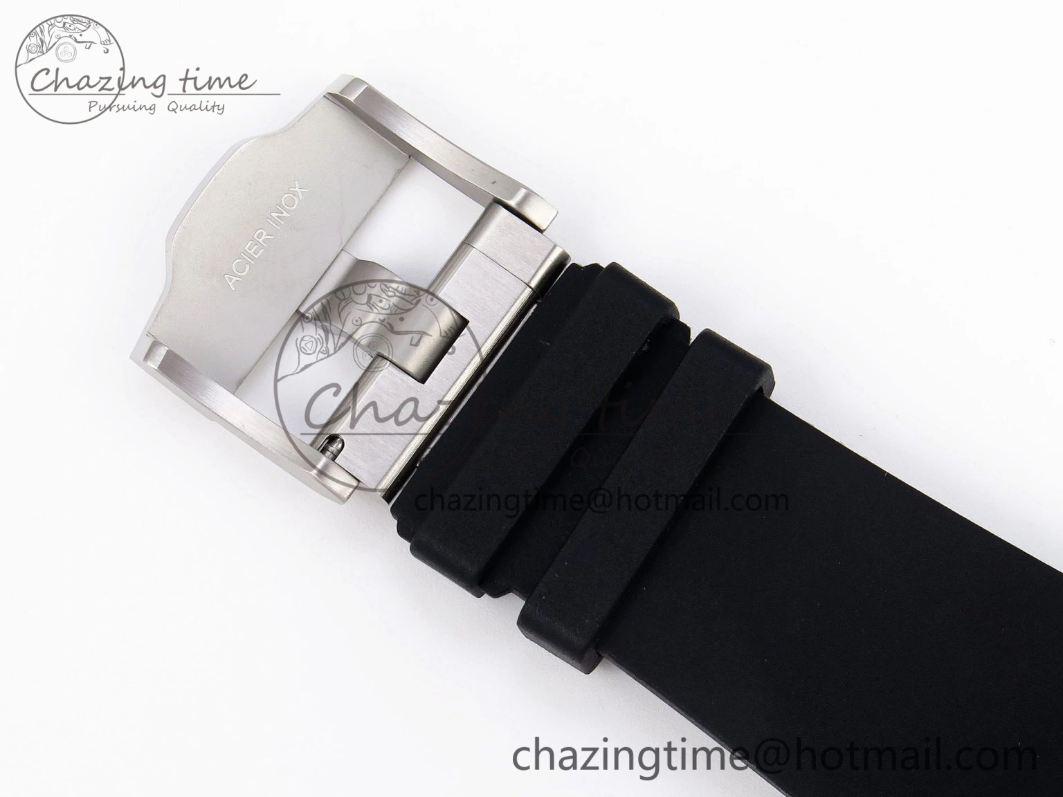 Royal Oak Offshore 44mm SS Black Ceramic Bezel APF 1:1 Best Edition Black Silver Dial on Black Rubber Strap A ZipUp 4547