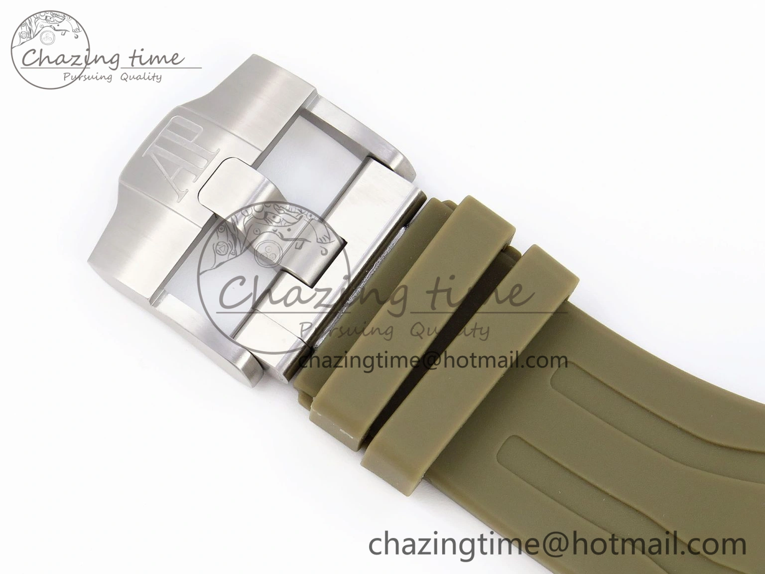 Royal Oak Offshore 44mm SS Black Ceramic Bezel APF 1:1 Best Edition Brown Dial on Brown Rubber Strap A Lightweight 4549