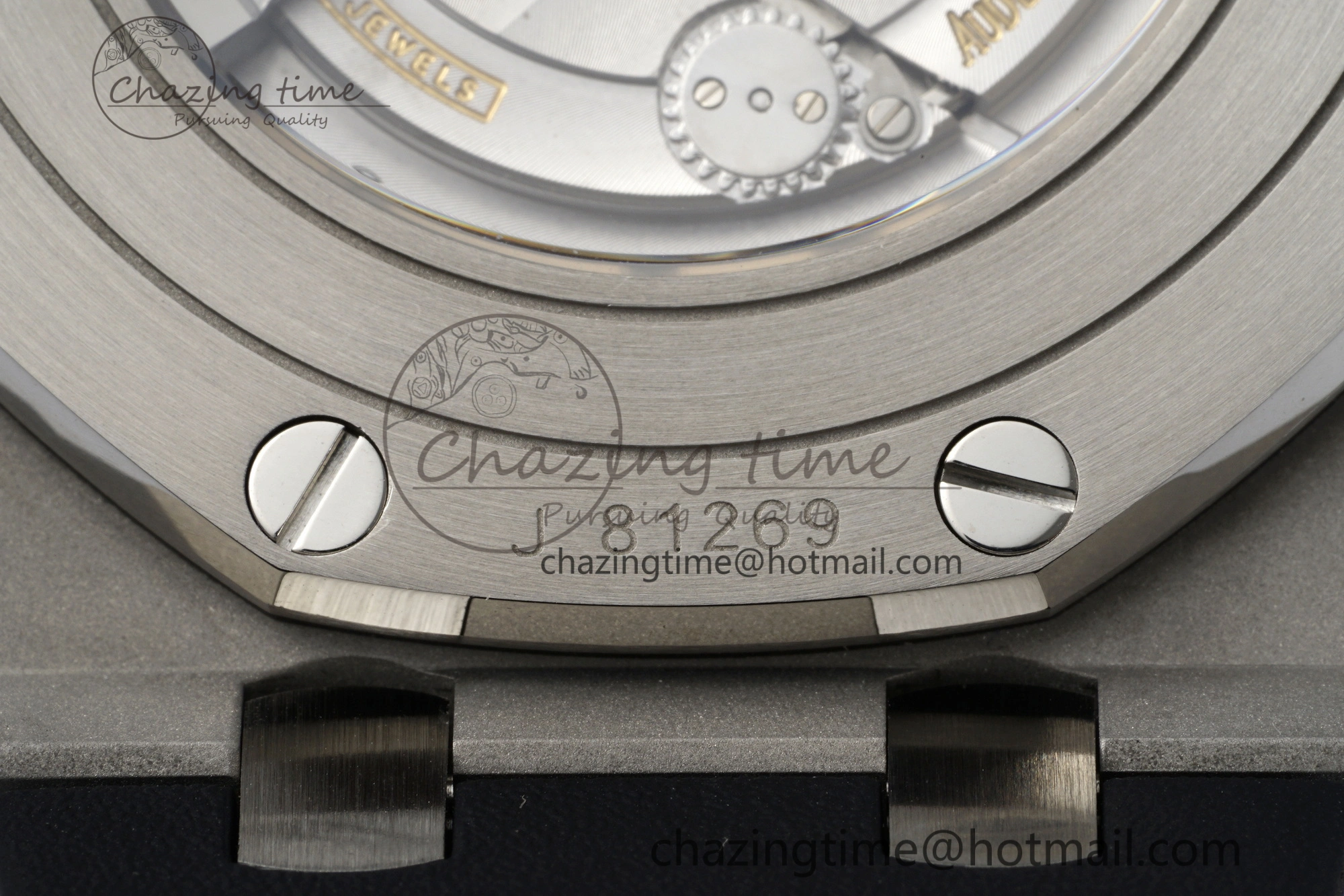 NewStyle Royal Oak Offshore 44mm SS Black Ceramic Bezel APF 1:1 Best Edition Gray Dial on Gray Rubber Strap A 4703