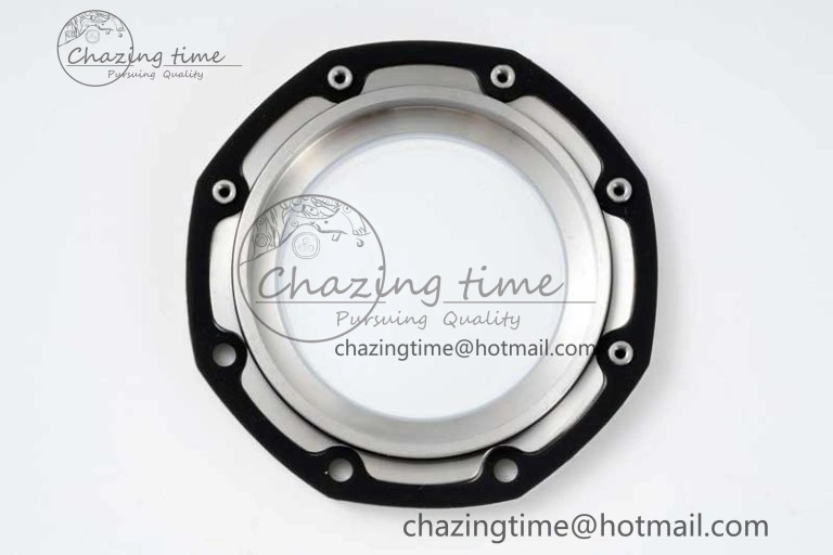 Royal Oak Offshore 44mm SS Black Ceramic Bezel RSF Best Edition Black Silver Dial on Rubber Strap A Practical 4755
