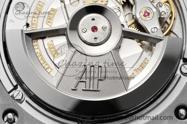 Royal Oak Offshore 44mm SS Black Ceramic Bezel RSF Best Edition White Black Dial on Rubber Strap A3126 V FastDry 4716