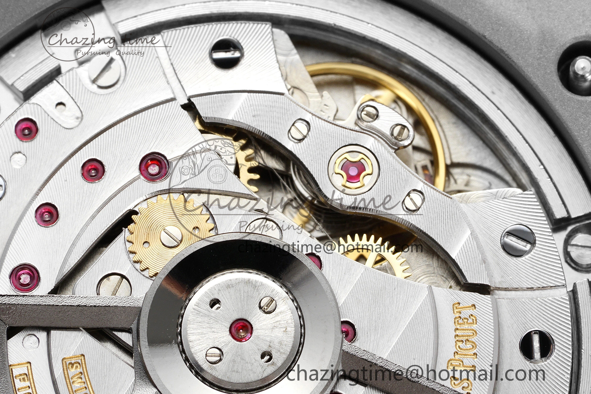 Royal Oak Offshore 44mm SS Black Ceramic Bezel RSF Best Edition White Black Dial on Rubber Strap A3126 V FastDry 4716