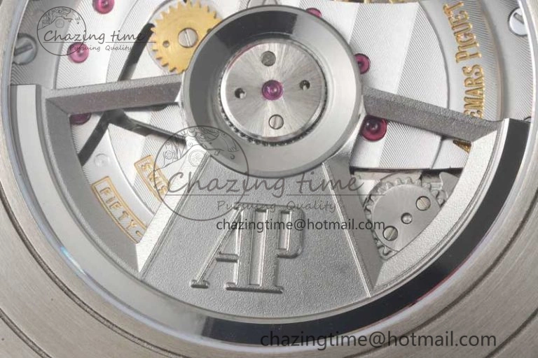 Chic Royal Oak Offshore 44mm SS Blue Ceramic Bezel RSF Best Edition Blue Yellow Dial on Rubber Strap A 4752