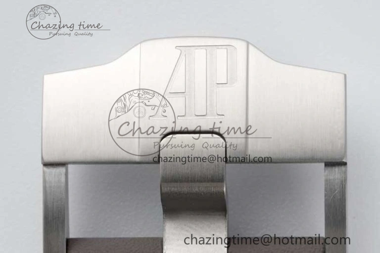 Comfortable Royal Oak Offshore 44mm SS Ceramic Bezel APF 1:1 Best Edition Gray Dial on Rubber Strap A 4723