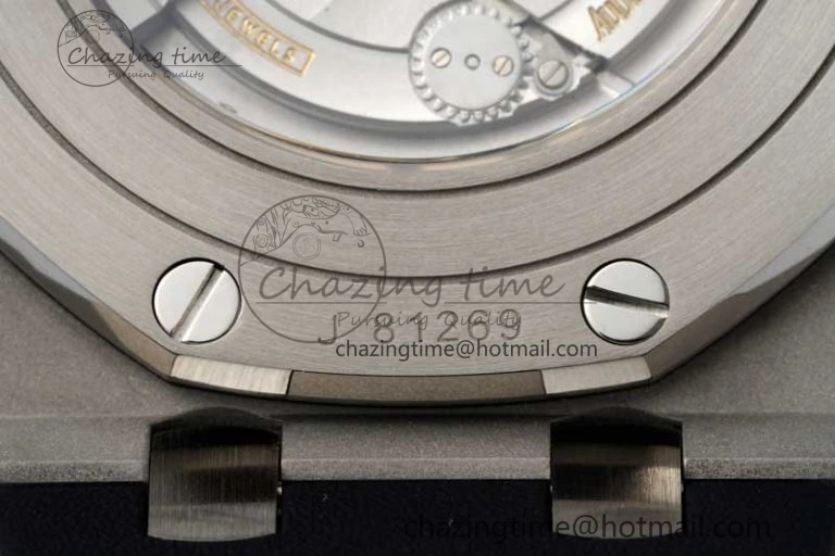 Stylish Royal Oak Offshore 44mm SS Ceramic Bezel APF 1:1 Best Edition White Dial on Rubber Strap A 4722