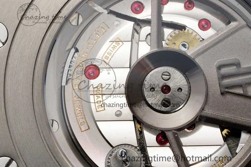 Stylish Royal Oak Offshore 44mm SS Ceramic Bezel APF 1:1 Best Edition White Dial on Rubber Strap A 4722