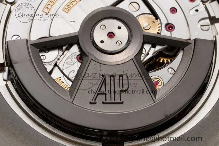 Royal Oak Offshore 44mm SS Ceramic Bezel JJF 1:1 Best Edition Black White Dial on Rubber Strap A3126 V Classic 4657