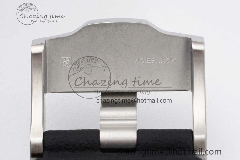 Royal Oak Offshore 44mm SS Ceramic Bezel JJF 1:1 Best Edition Black White Dial on Rubber Strap A3126 V Classic 4657