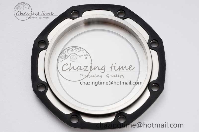 MoistureWicking Royal Oak Offshore 44mm SS Ceramic Bezel JJF 1:1 Best Edition Gray Dial on Rubber Strap A3126 V 4656