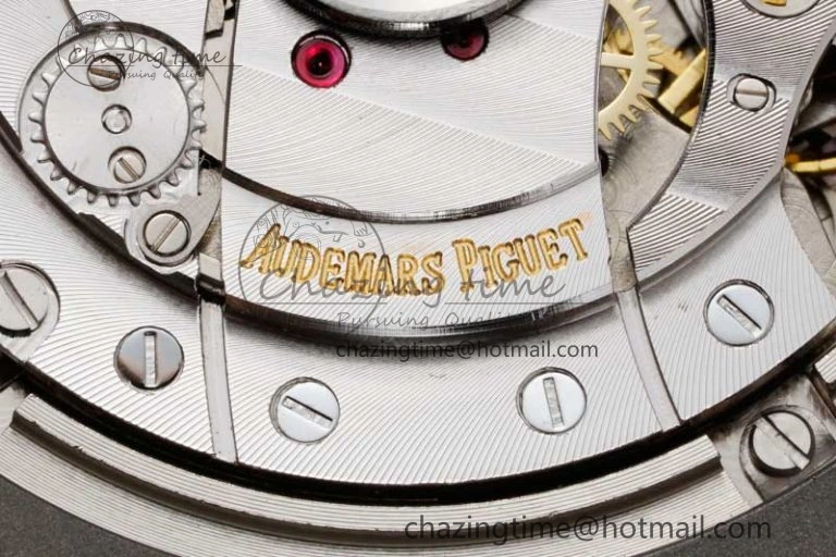 Royal Oak Offshore 44mm SS Green Ceramic Bezel JJF 1:1 Best Edition Cream Dial on Rubber Strap A3126 V AllSeason 4653