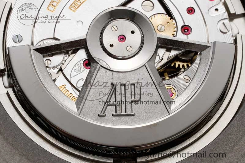 Royal Oak Offshore 44mm SS Green Ceramic Bezel JJF 1:1 Best Edition Cream Dial on Rubber Strap A3126 V AllSeason 4653