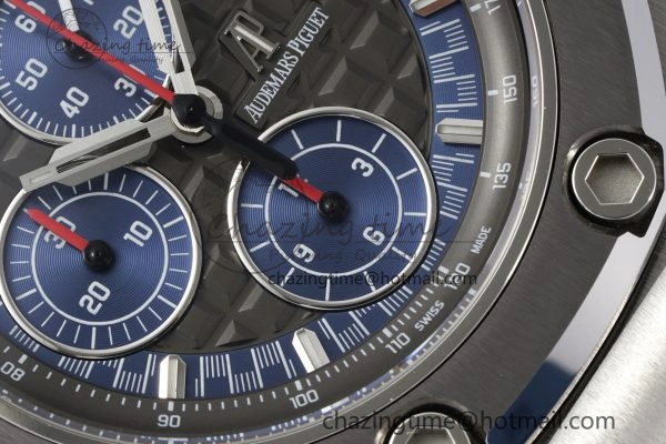 Functional Royal Oak Offshore 44mm SS Michael Schumacher Blue 1:1 JJF Best Edition A 4649