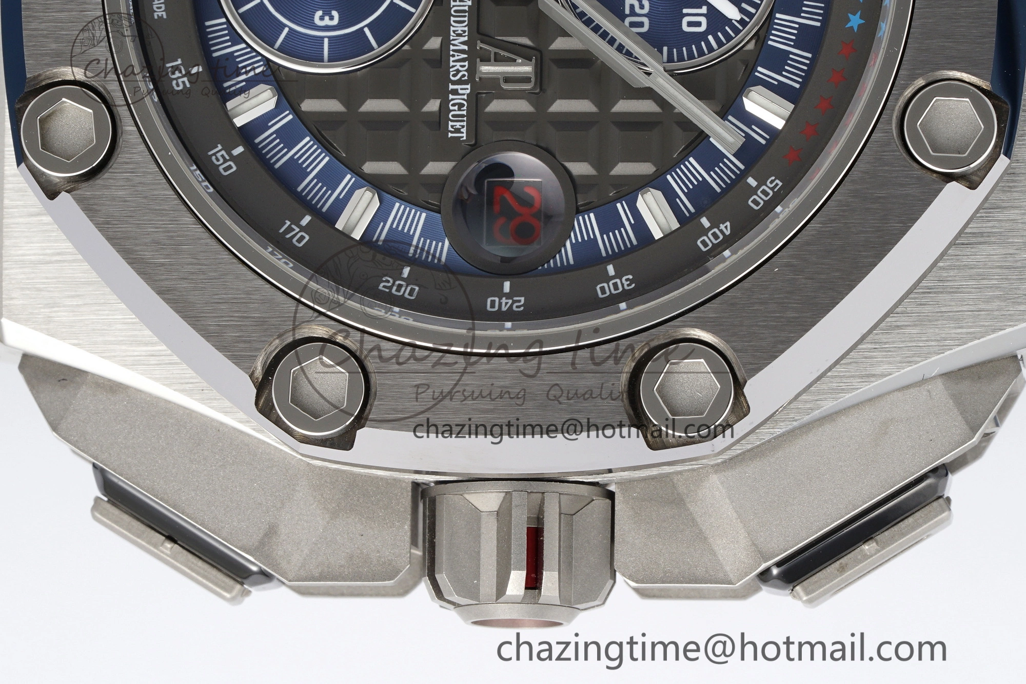 Functional Royal Oak Offshore 44mm SS Michael Schumacher Blue 1:1 JJF Best Edition A 4649