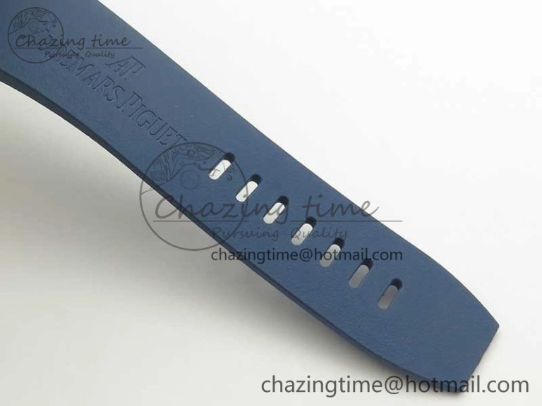 Royal Oak Offshore 44mm SS Michael Schumacher Blue Dial 1:1 JF Best Edition A3126 (FREE XS Strap) V2 w  Cyclops Minimalist 4915