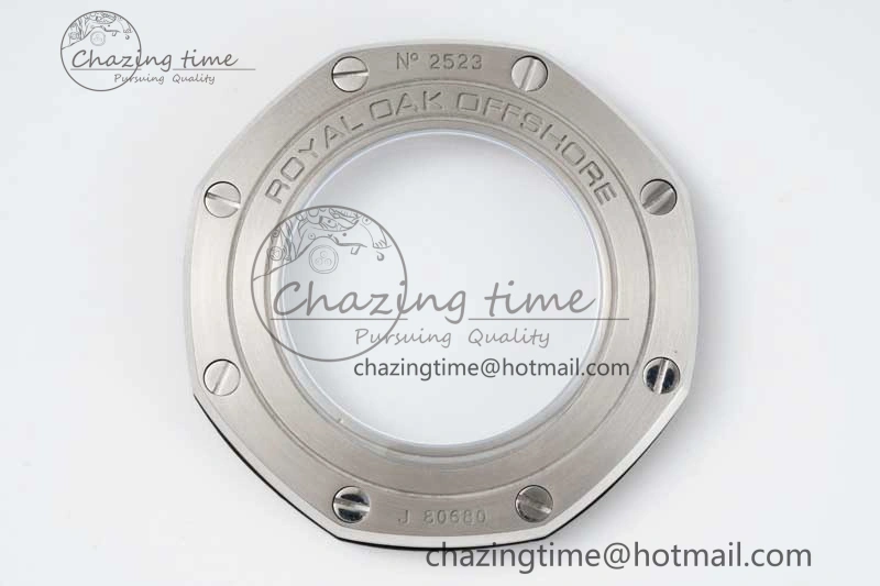 Sophisticated Royal Oak Offshore 44mm SS RSF 1:1 Best Edition White Dial on Black Rubber Strap A 4757