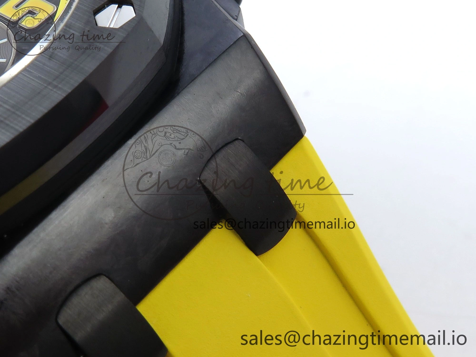 Royal Oak Offshore 44mm SS TKF 1:1 Best Edition Black Yellow Dial on Yellow Rubber Strap A SunProtective 4318