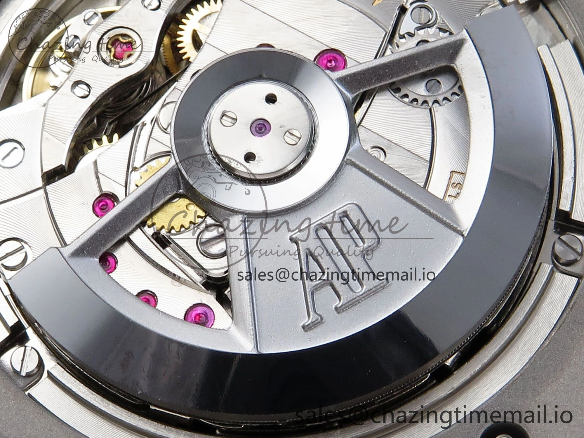 Royal Oak Offshore 44mm SS TKF 1:1 Best Edition Cream Dial on Green Camou Rubber Strap A SmoothTexture 4364