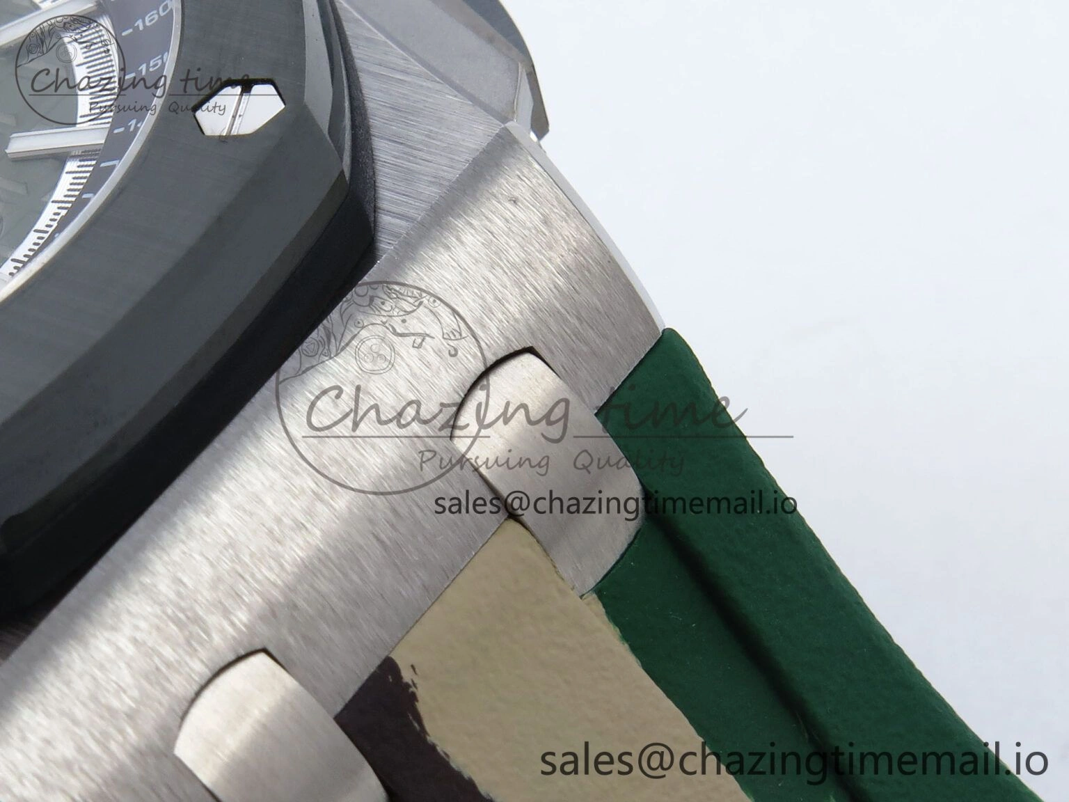 Sporty Royal Oak Offshore 44mm SS TKF 1:1 Best Edition Green Dial on Green Camou Rubber Strap A 4358