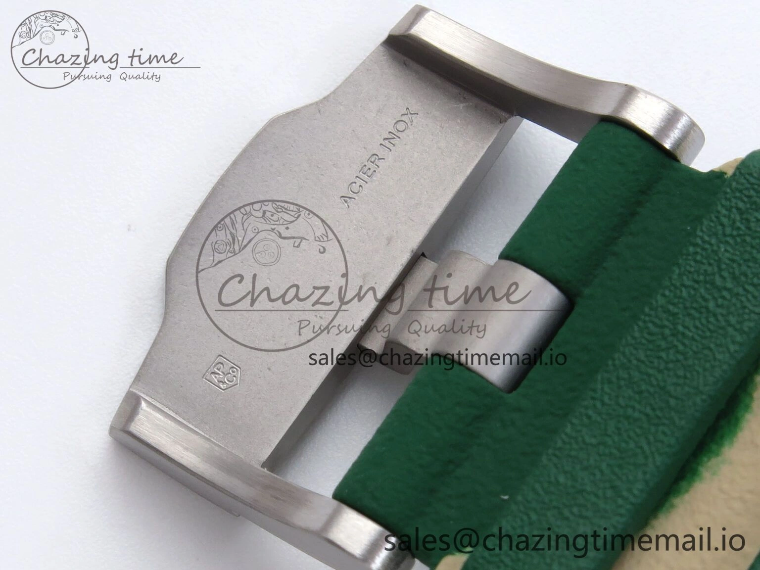 Sporty Royal Oak Offshore 44mm SS TKF 1:1 Best Edition Green Dial on Green Camou Rubber Strap A 4358