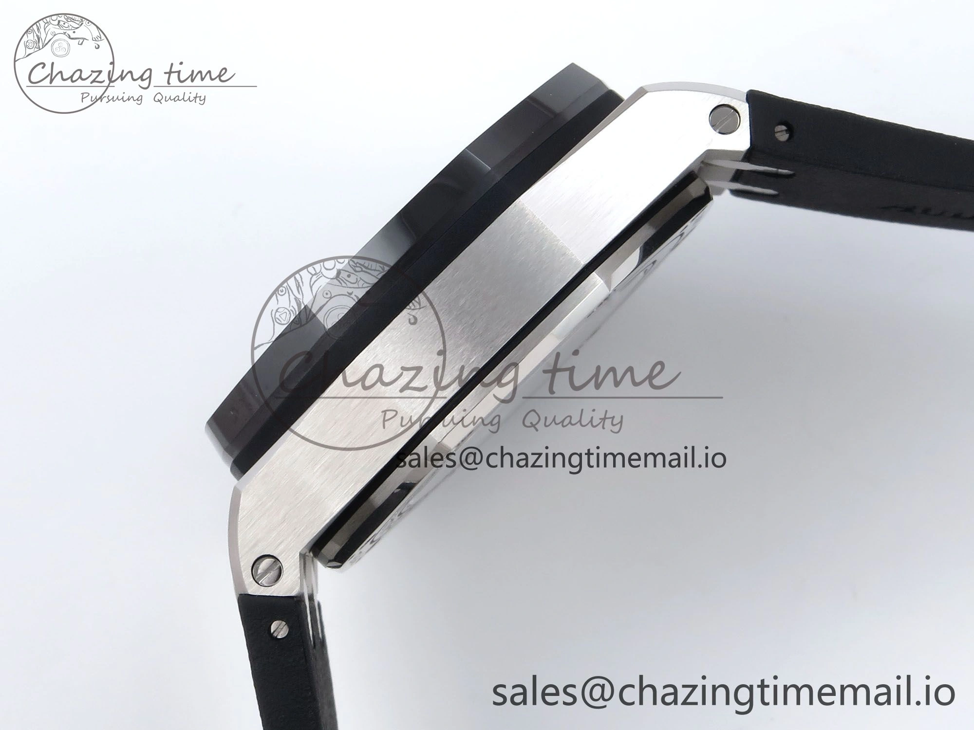 Royal Oak Offshore 44mm SS TKF 1:1 Best Edition White Dial on Black Rubber Strap A Colorful 4375