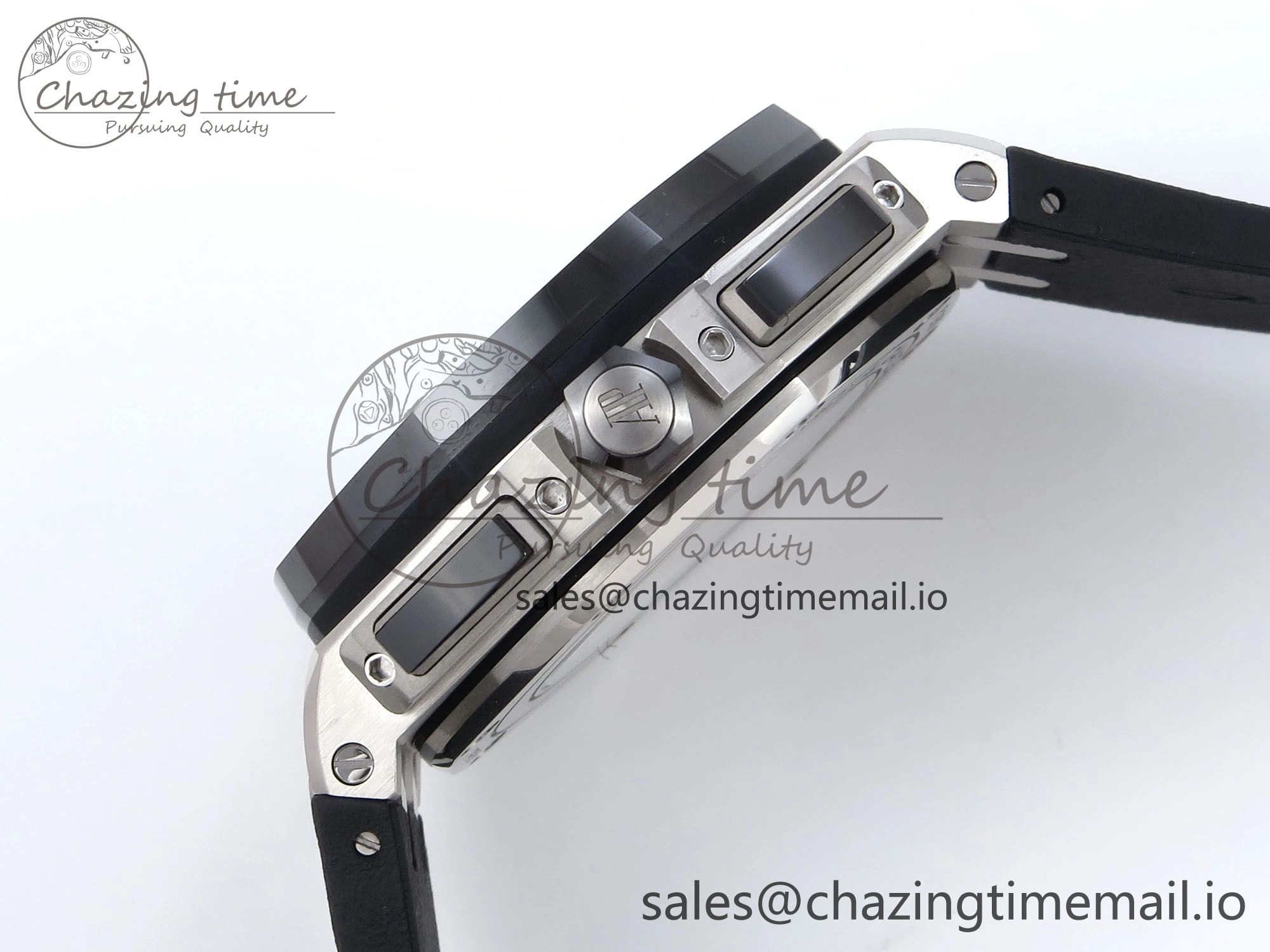Royal Oak Offshore 44mm SS TKF 1:1 Best Edition White Dial on Black Rubber Strap A Colorful 4375