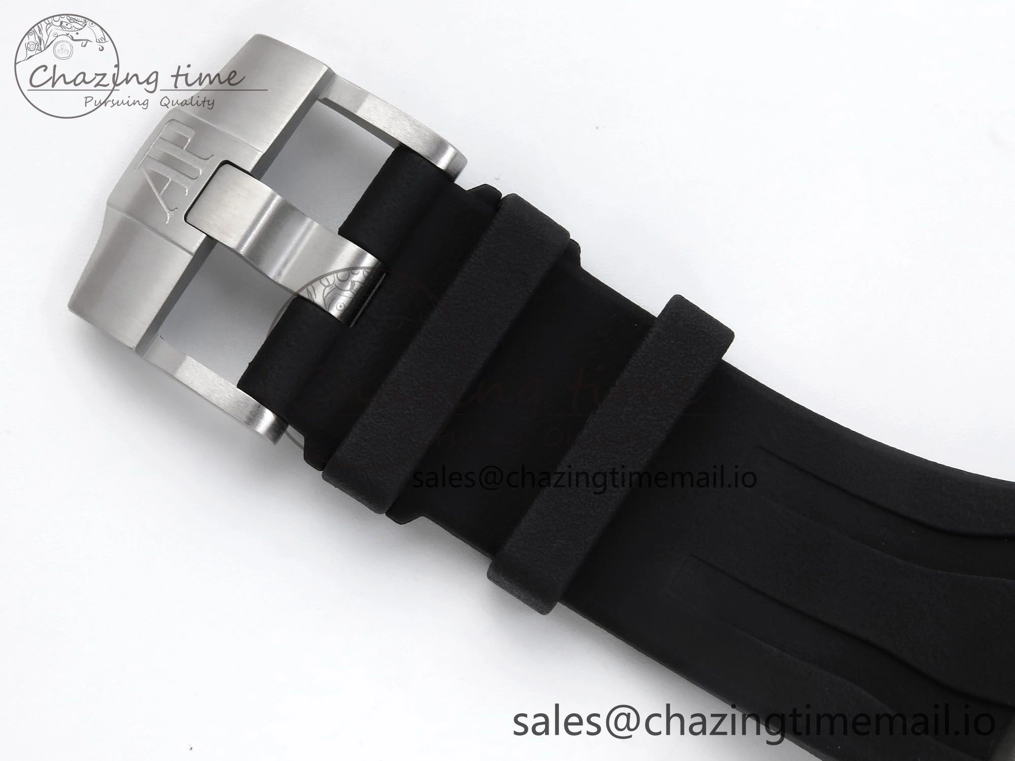 Royal Oak Offshore 44mm SS TKF 1:1 Best Edition White Dial on Black Rubber Strap A Colorful 4375