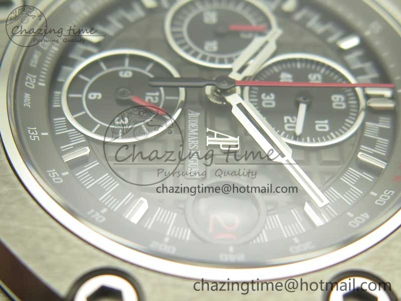 Royal Oak Offshore 44mm Titanium Michael Schumacher 1:1 JF Best Edition A3126 (Free XS Strap) V2 w  Cyclops ZipUp 4914