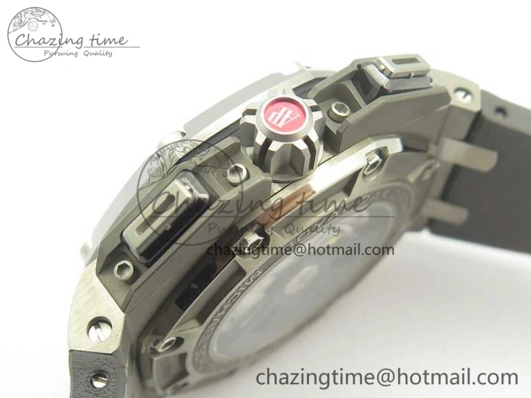 Royal Oak Offshore 44mm Titanium Michael Schumacher 1:1 JF Best Edition A3126 (Free XS Strap) V2 w  Cyclops ZipUp 4914