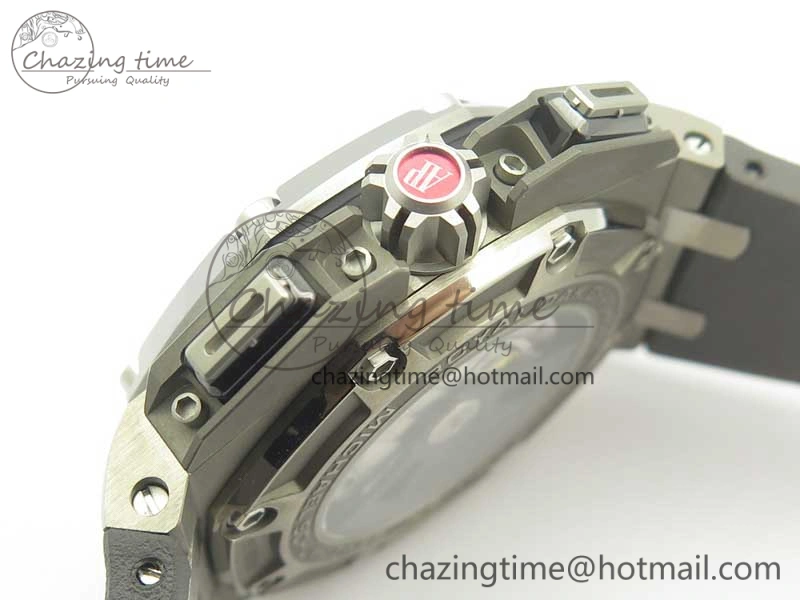 Royal Oak Offshore 44mm Titanium Michael Schumacher 1:1 JF Best Edition A3126 (Free XS Strap) V2 w  Cyclops ZipUp 4914