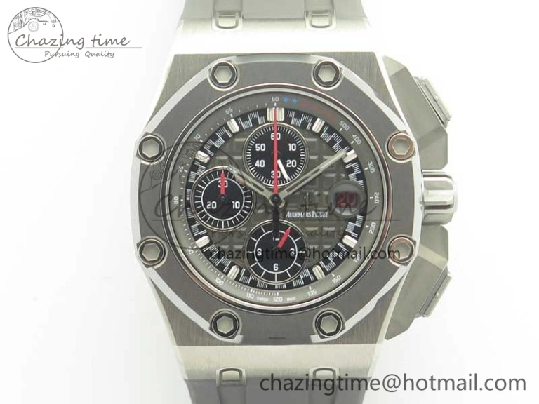 Royal Oak Offshore 44mm Titanium Michael Schumacher 1:1 JF Best Edition A3126 (Free XS Strap) V2 w  Cyclops ZipUp 4914