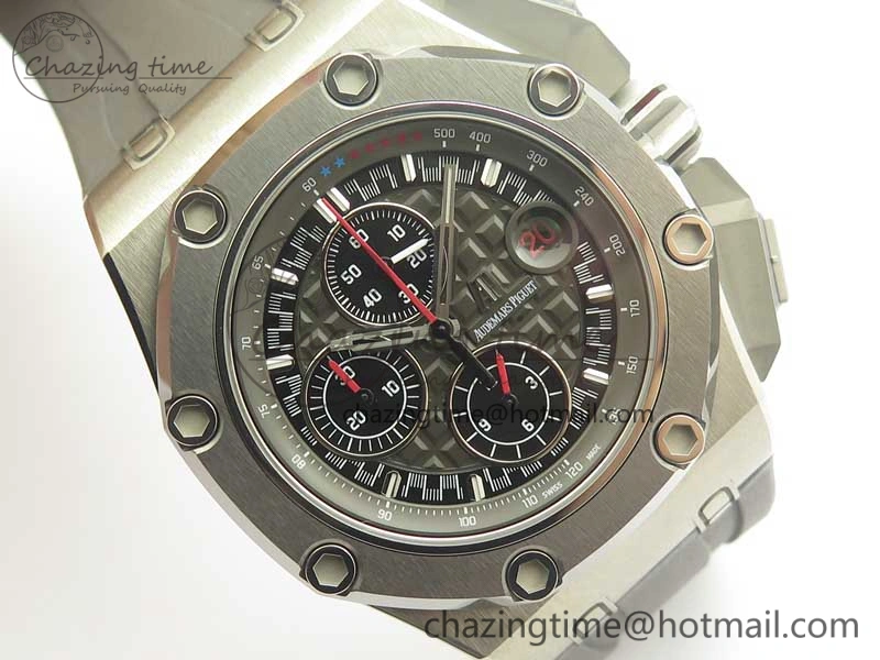 Royal Oak Offshore 44mm Titanium Michael Schumacher 1:1 JF Best Edition A3126 (Free XS Strap) V2 w  Cyclops ZipUp 4914