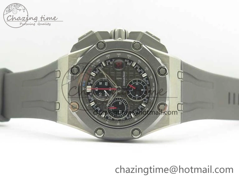 Royal Oak Offshore 44mm Titanium Michael Schumacher 1:1 JF Best Edition A3126 (Free XS Strap) V2 w  Cyclops ZipUp 4914