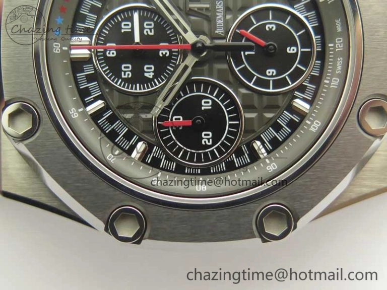 Royal Oak Offshore 44mm Titanium Michael Schumacher 1:1 JF Best Edition A3126 (Free XS Strap) V2 w  Cyclops ZipUp 4914