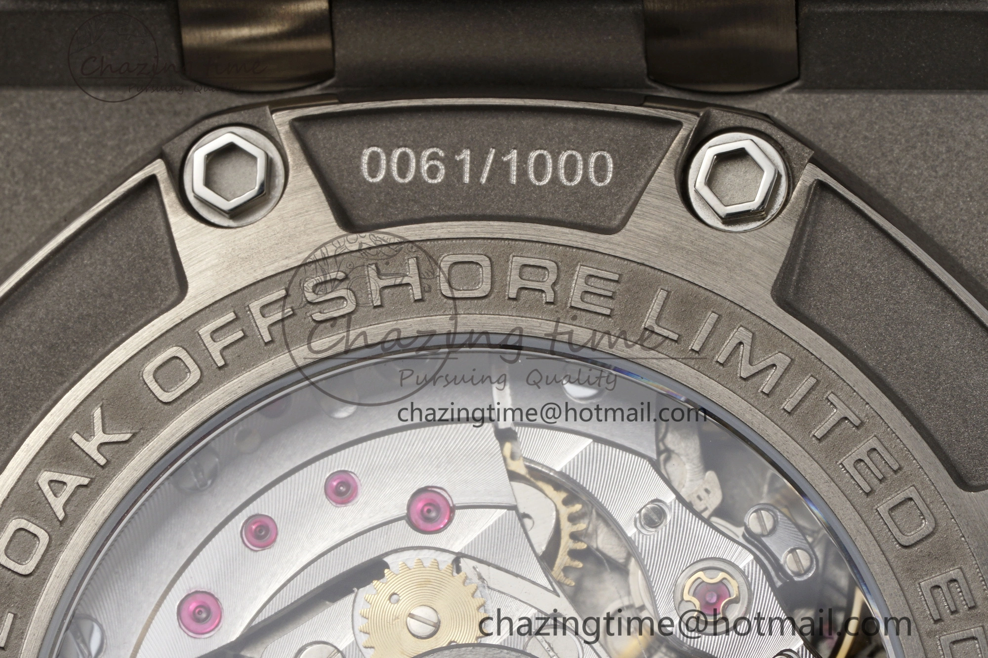 Practical Royal Oak Offshore 44mm Titanium Michael Schumacher 1:1 JJF Best Edition A 4651