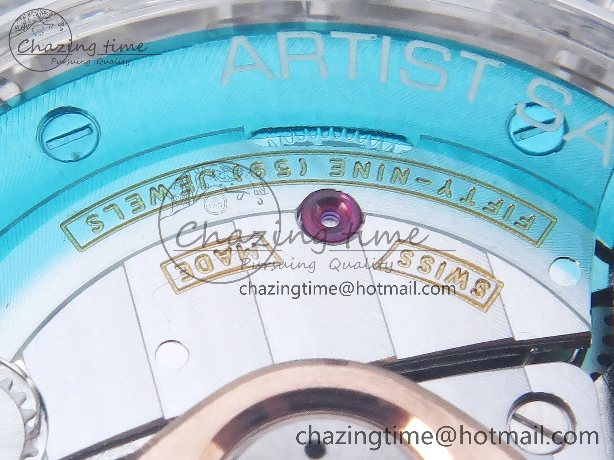 MultiPurpose Royal Oak Offshore 44mm Transparent APF Best Edition  Dial on Green Rubber Strap A 4579