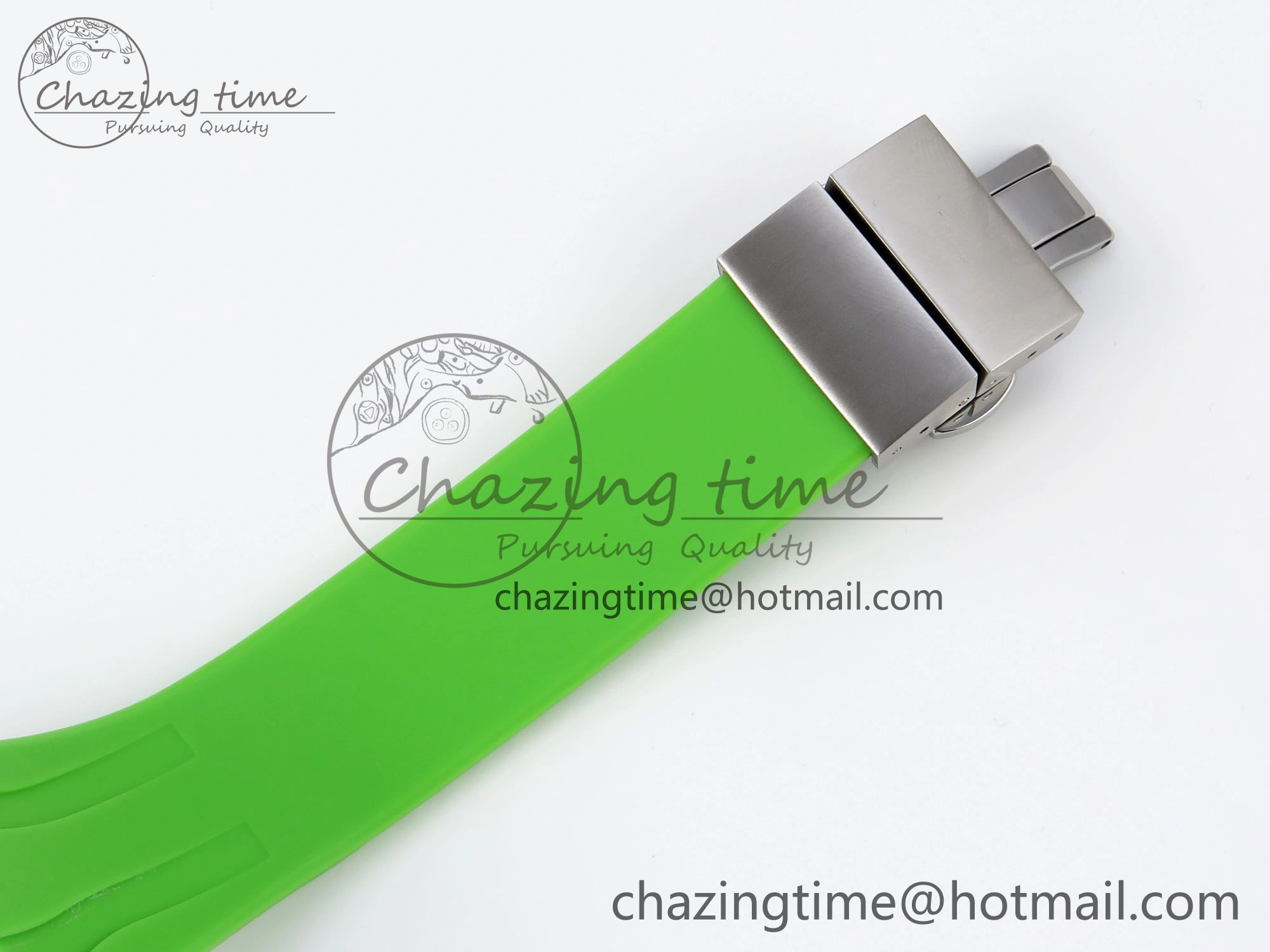 MultiPurpose Royal Oak Offshore 44mm Transparent APF Best Edition  Dial on Green Rubber Strap A 4579